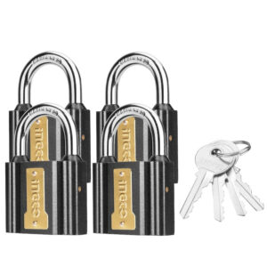 Ingco 4-Pieces Iron Padlock Set 38mm  DIPLK4382