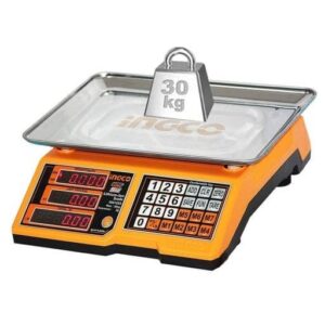 Ingco Cordless 30kg Lithium-Ion Scale with 12V 1.5Ah Battery  CES1301