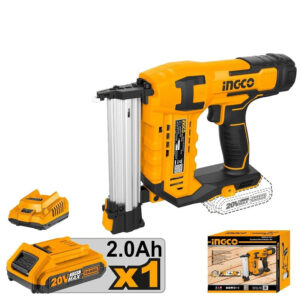 Ingco Lithium-Ion Cordless Brad Nailer with 20V 2.0Ah Battery & Charger  CBNLI3508